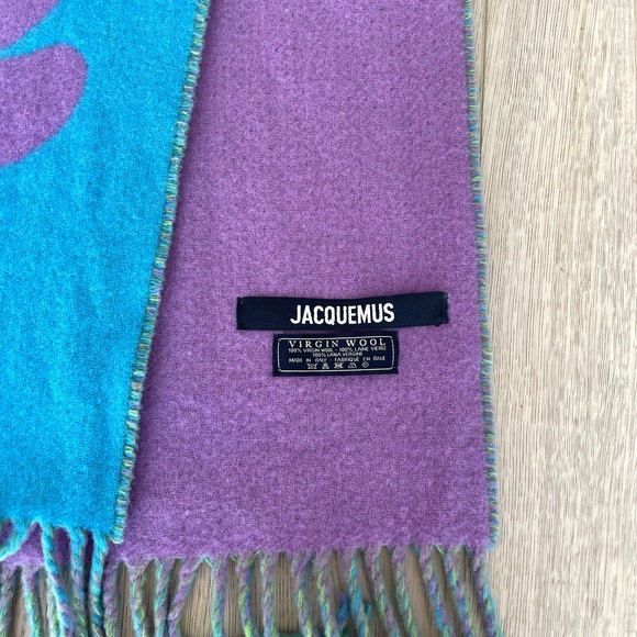 Virgin wool Zacquemus reversible scarf - Picture 4 of 9